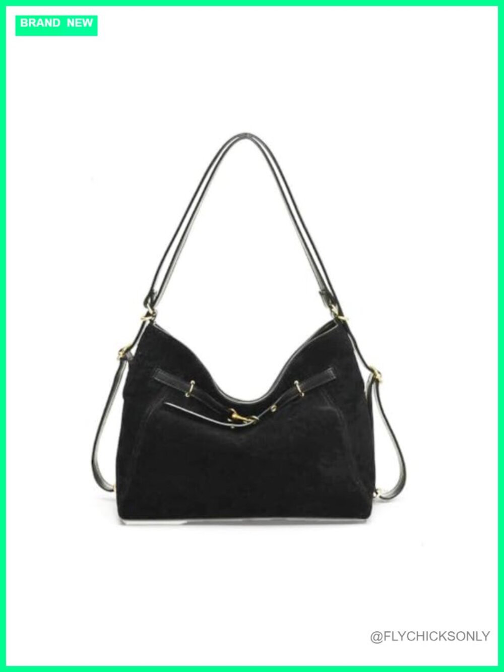 Women's Suede Tote Bag Hobo Handbags, Vintage Slouchy Backpack Large Crossbody
